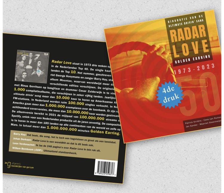 Golden Earring Radar Love 50 book fourth print out October 20 2023